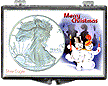 Silver Eagle Snaplock Holders for Christmas