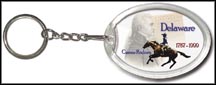 Delaware State Quarter Keychain