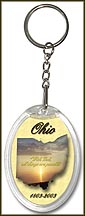 Ohio State Quarter Keychain