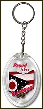 Ohio State Quarter Keychain