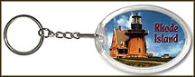 Rhode Island State Quarter Keychain