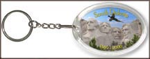 South Dakota State Quarter Keychain