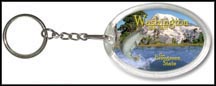 Washington State Quarter Keychain