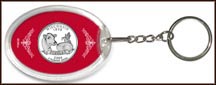 Wisconsin State Quarter Keychain